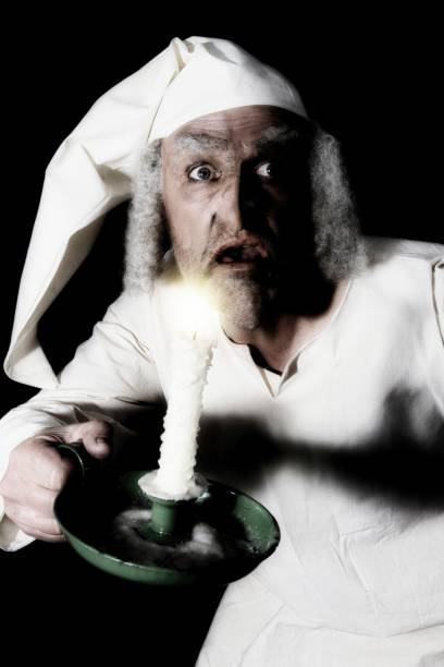 istock old fashioned character in nightshirt 639895068