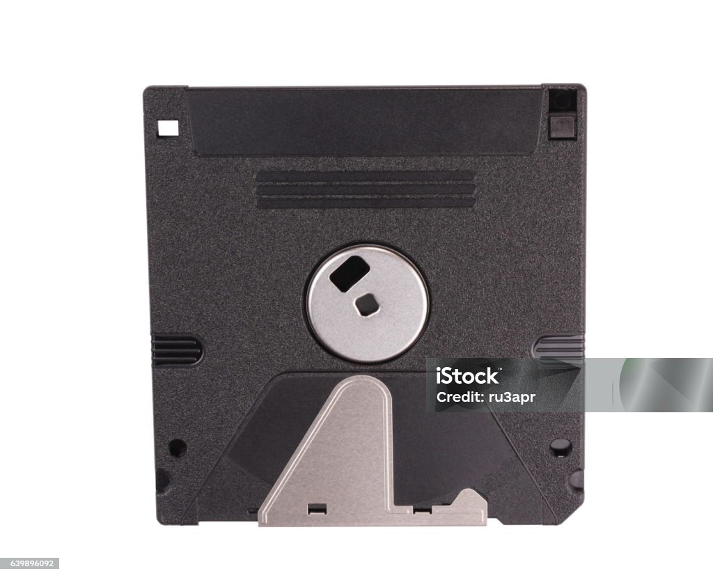 Mini Floopy Disk Micro Floppy Disk Isolated Stock Photo - Download Image Now - Black ...