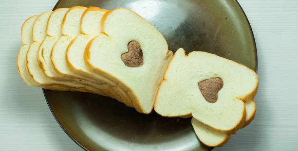 photo love delicious slice of bread