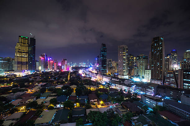istock Manila Cityscape at Night 639901424