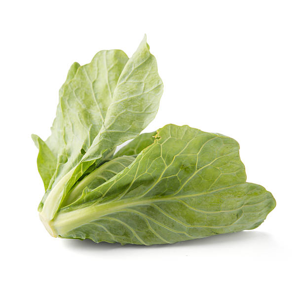 istock Chinese kale vegetable isolated on white background. 639901490