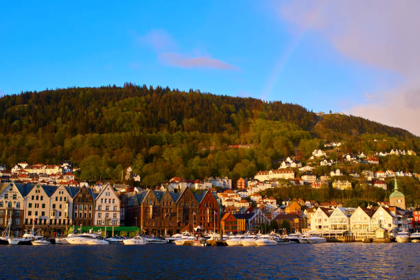 istock Bergen's port timber houses 639901544
