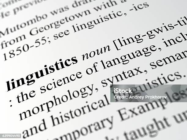 Linguistics Stock Photo - Download Image Now - Linguistics, Dictionary, Learning