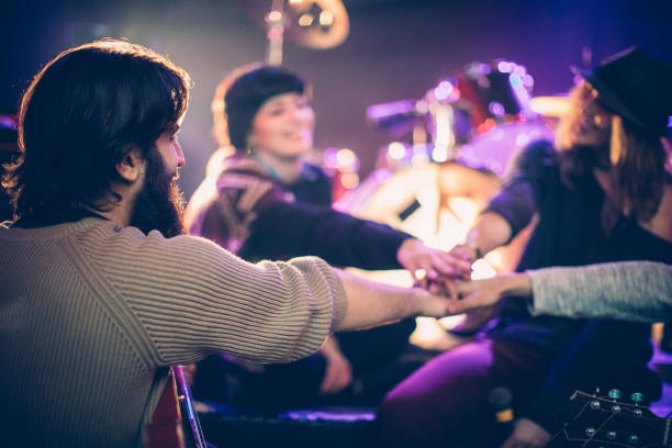 istock Band rehearsal before live show 639907366