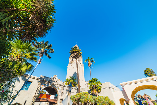 California tower in Balboa park, California