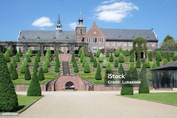 Cloister Kamp Stock Photo - Download Image Now - Aerial View, Bird, Church