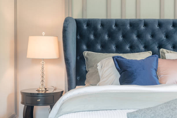 istock luxury bedroom with classic bed style 639919692