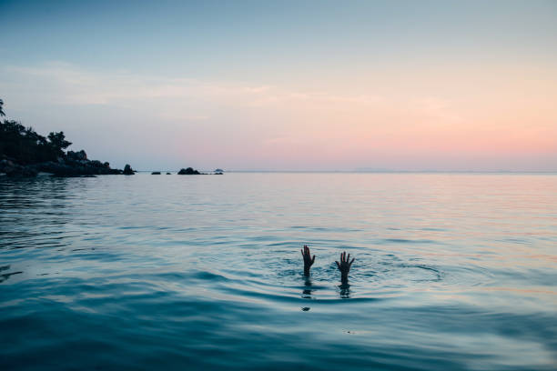 istock Diver exploring the depth of the sea on sunset 639931336
