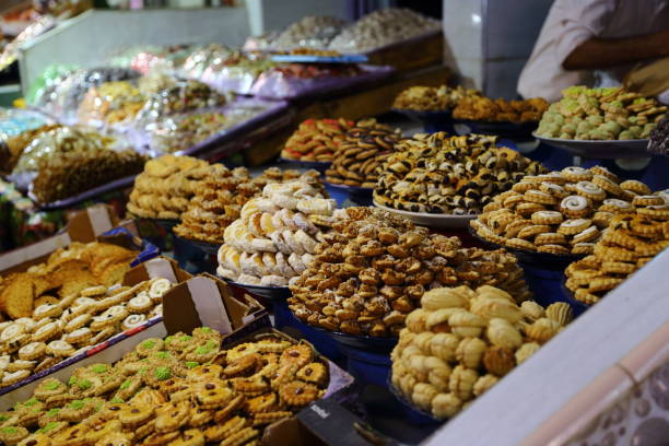 istock Sweets on a market in Morocco 639931712