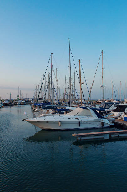 istock Yachts and boats in Larnaka marina 639938128