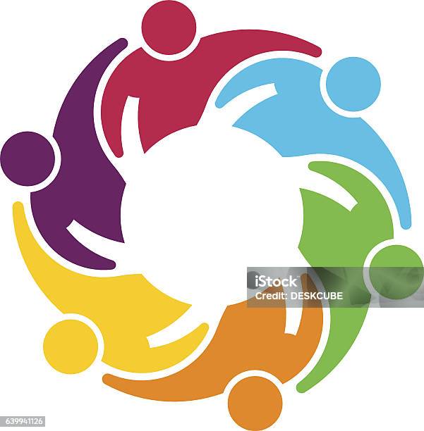People Group Collaboration Vector Graphic Design Illustration Stock Illustration - Download Image Now