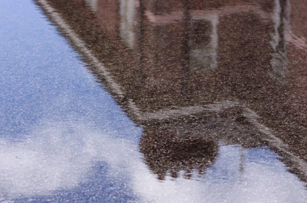 istock Residential building reflected in the water Manchester, England. 639941758