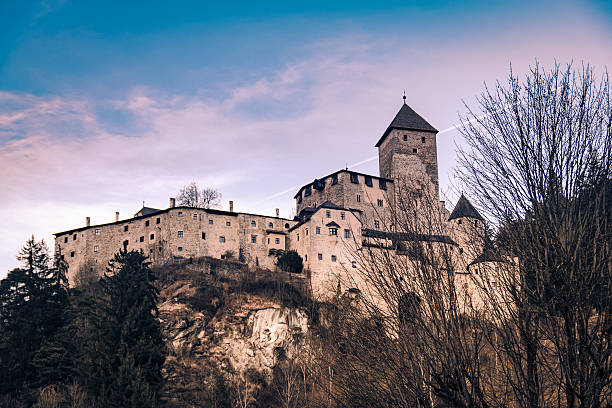 Campo Tures, Italy - December 26, 2016: Castle Taufers in Campo Tures, Valle Aurina, Italy.
