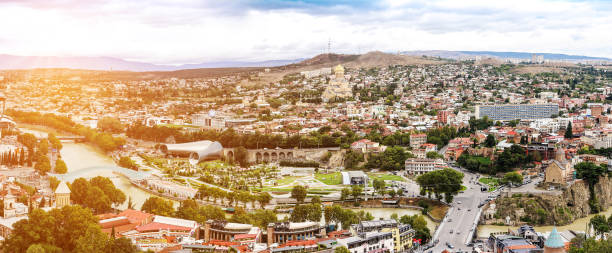 istock Panoramic view of Tbilisi, Georgia 639944386