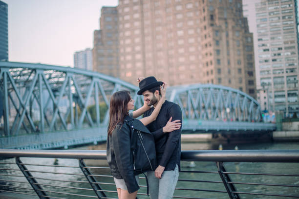 istock Couple fun by the river 639949240