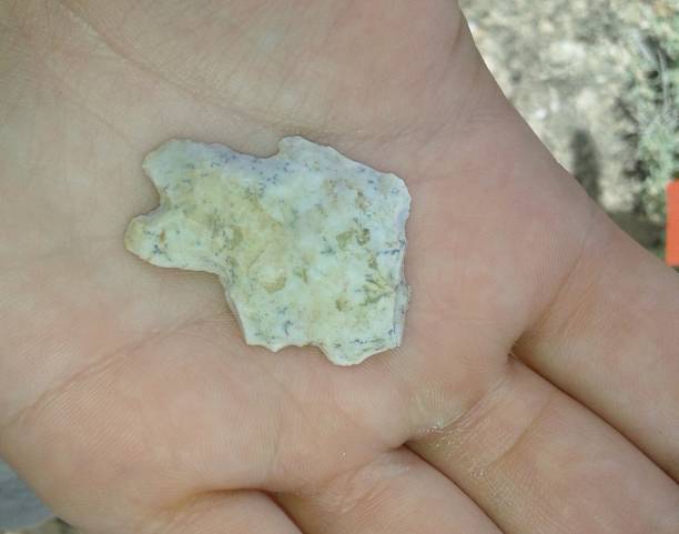 istock Close Up of Prehistoric Arrowhead/Projectile Point 639949510