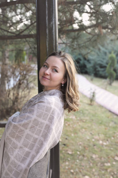 istock Happy woman in autumn 639951868