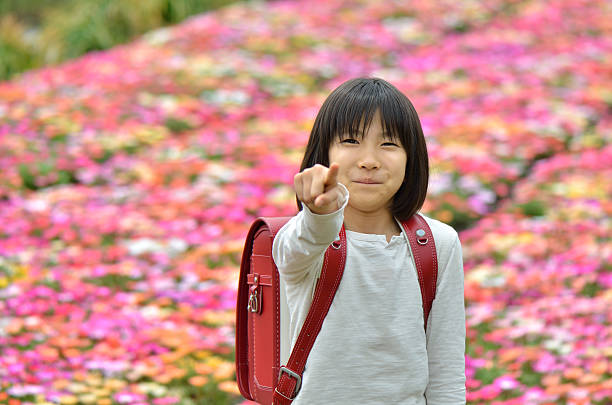 istock Japanese girl with Randoseru 639952070