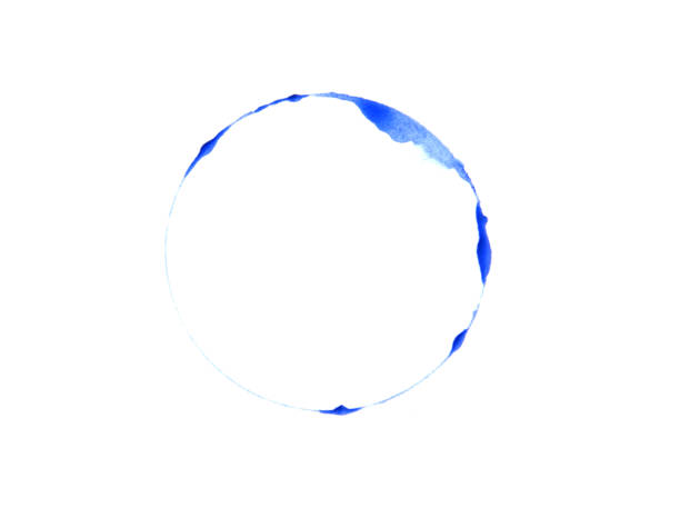 istock blue cup stain isolated on white paper background 639954650