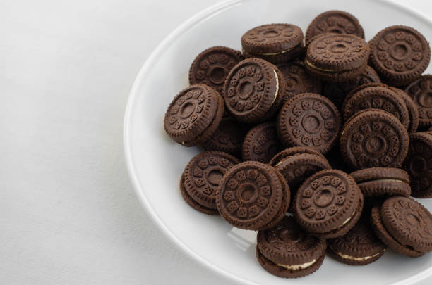 istock Little Chocolate Cookie The Easy Snack for Relaxing Time. 639958966