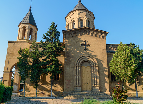 Church of the Holy Saviour. Armenian church was built in 1871. Derbent. Republic of Dagestan, Russia