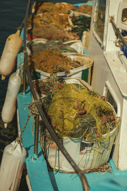 istock fishing net in a fishing boat 639967986