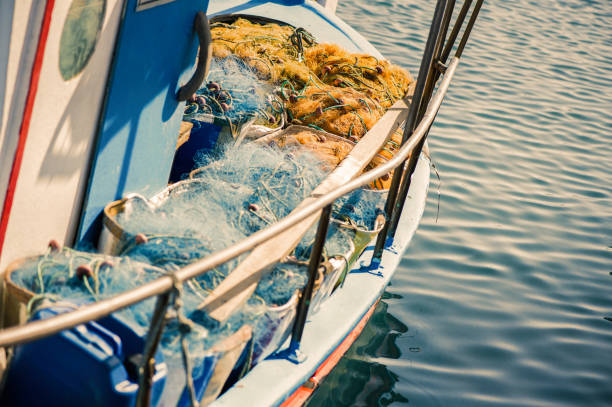 istock fishing net in a fishing boat 639968180