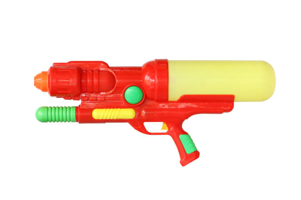 pistola de agua - toy gun fotografías e imágenes de stock