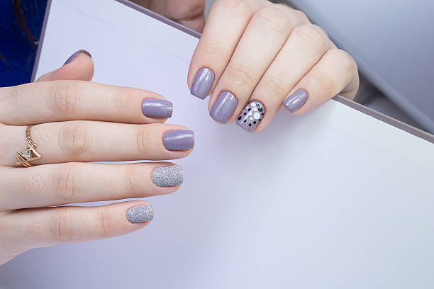 istock Beautiful hands and natural nails, ideal clean manicure. 639971104