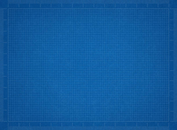 Bluerint paper Bluerint paper blueprint texture stock pictures, royalty-free photos & images