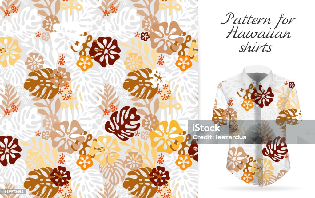 Aloha Line Pattern Tropical Aloha Pattern Vector Stock Illustration - Download Image Now ...