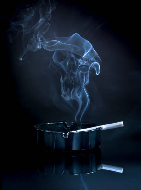 smoking kills stock photo