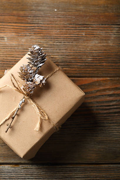 istock christmas gift wrapped in craft paper 639978252
