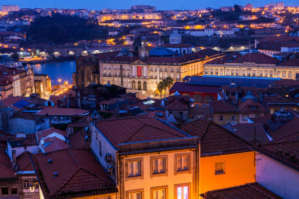 istock Panorama of Porto at sunrise 639979906