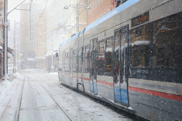 istock Metro in Beyazit District on a snowy day 639980028