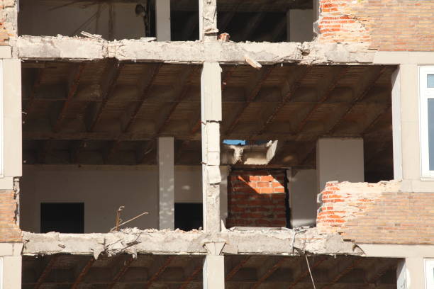 istock Office building, demolition house 639982666