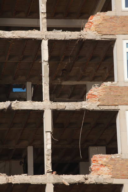 istock Office building, demolition house 639982796