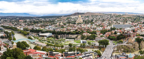 istock Panoramic view of Tbilisi, Georgia 639987656