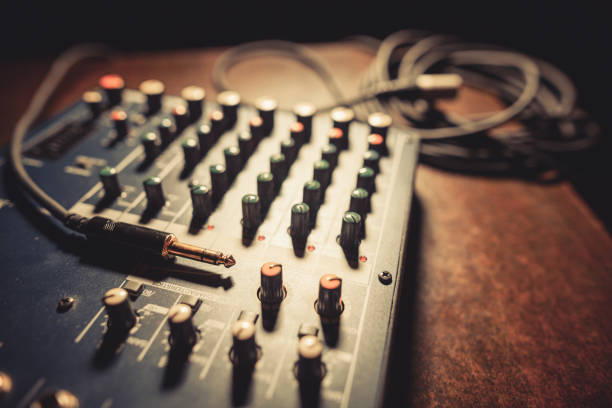 istock Mixer desk detail 639991498