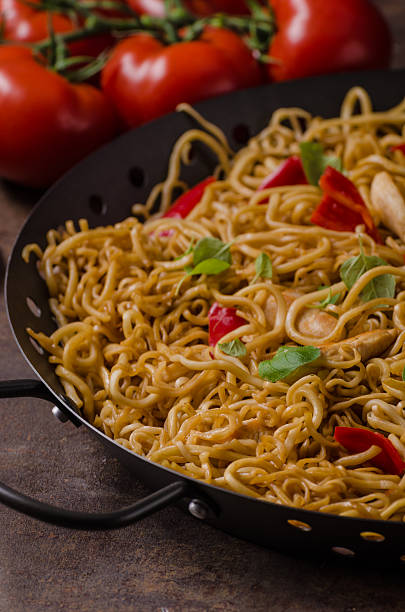 istock Chinese noodles chicken 639992428
