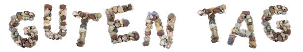 istock GUTEN TAG with beach stones 639992974