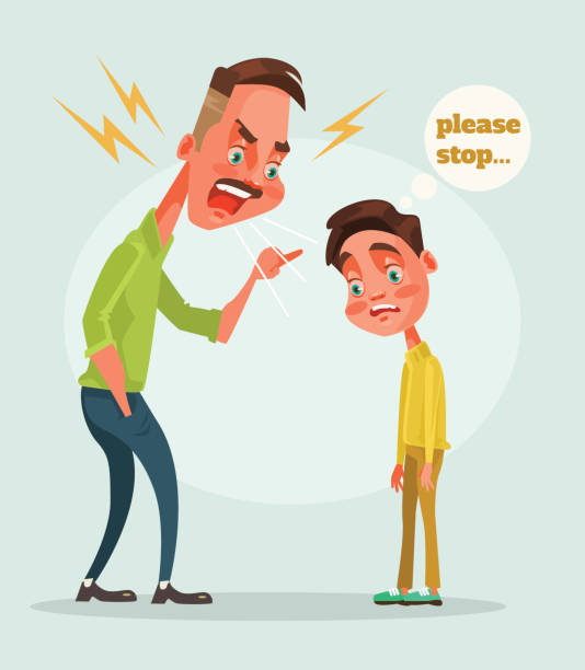 2,023 Angry Father Illustrations & Clip Art - iStock | Angry father daughter