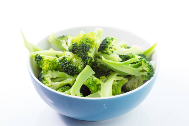 istock Fresh steamed broccoli in bowl 639995054