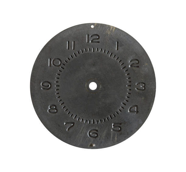 istock Old and used watchface 639995766