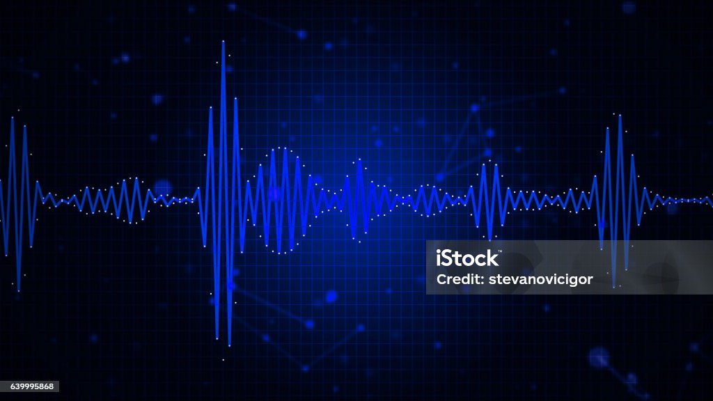 Audio Spectrum Abstract Audio Spectrum Waveform Abstract Graphic Display Stock Illustration ...