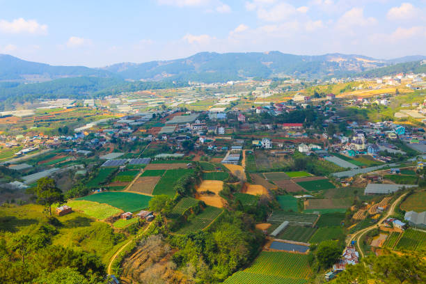 istock Beautiful view of Da Lat city (Dalat) 639996558