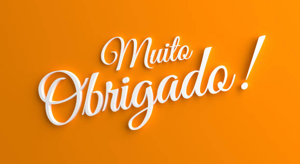 Thank you very much Thank you very much in Portuguese. portuguese culture photos stock pictures, royalty-free photos & images