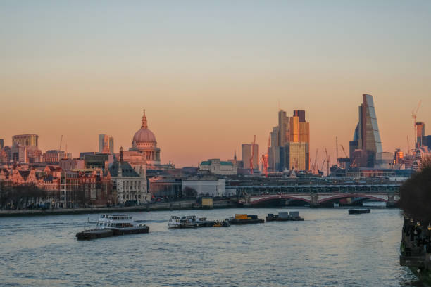 istock London skyline view from Waterloo bridge 640007650