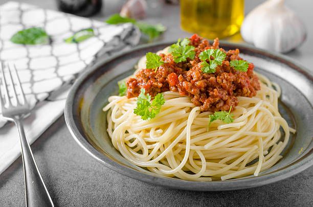 istock Spaghetti bolognese homemade 640007776