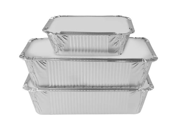 istock Foil tray for food 640009450